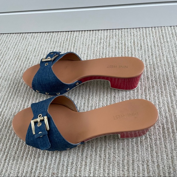 Stylish Nine West slip on shoes/sandals - Picture 7 of 15
